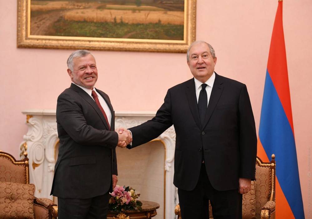 Արմեն Սարգսյանն Անկախության օրվա առթիվ շնորհավորական ուղերձ է հղել Հորդանանի թագավորին