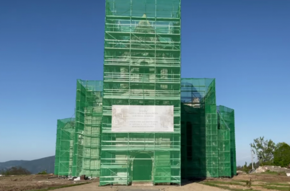 Ադրբեջանում հայտարարել են, որ Շուշիի Ղազանչեցոց եկեղեցու «վերանորոգման աշխատանքները» ընթանում են ամբողջ թափով