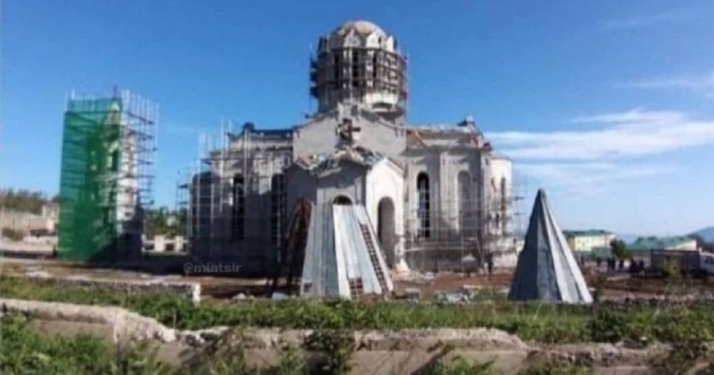 Շուշիի Սուրբ Ղազանչեցոց եկեղեցու արտաքին տեսքը