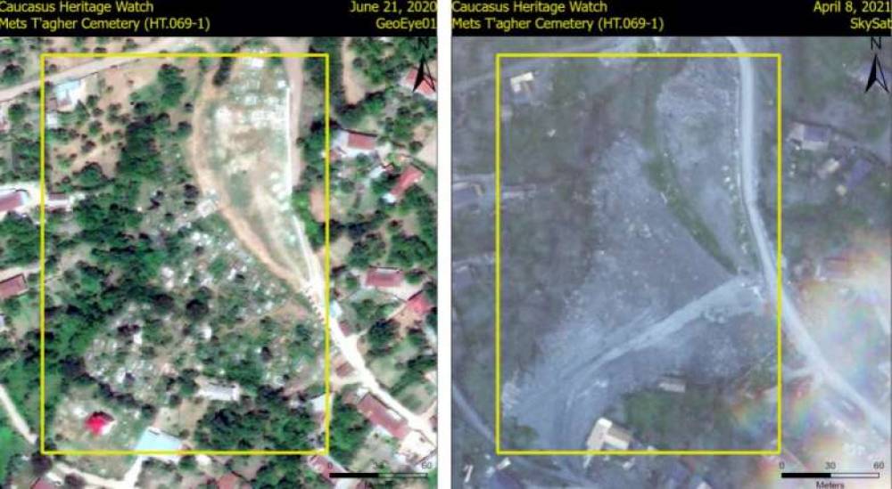 Ադրբեջանցիների կողմից Մեծ Թաղերի և Թաղավարդի գերեզմանների ոչնչացնելու դեպքի առթիվ հարուցված քրգործերն ընդունվել են վարույթ․ ԱՀ ՔԿ