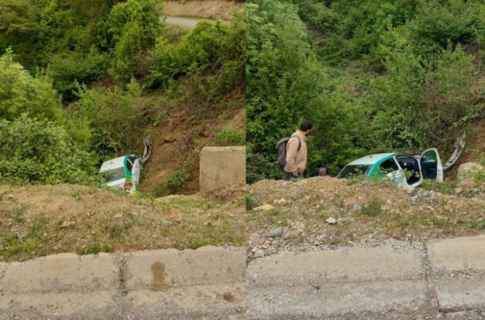 Արցախում ադրբեջանական ռազմական շարասյան մեքենան հրել ու ձորակն է գցել հայկական տաքսին