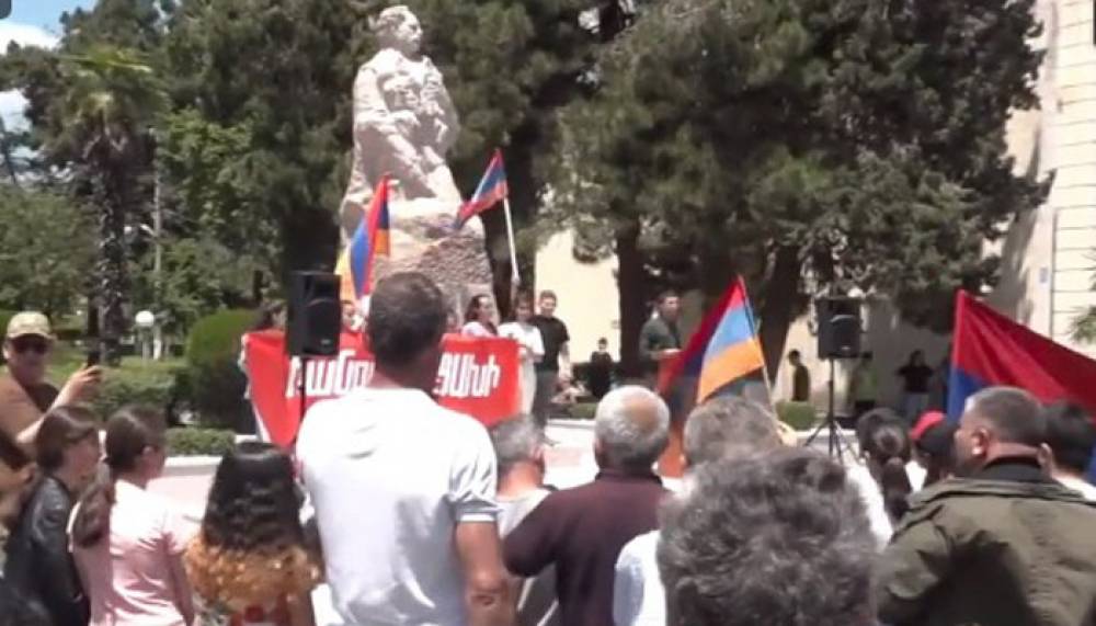 Հանրահավաք՝ Արցախում. ՈՒՂԻՂ ՄԻԱՑՈՒՄ