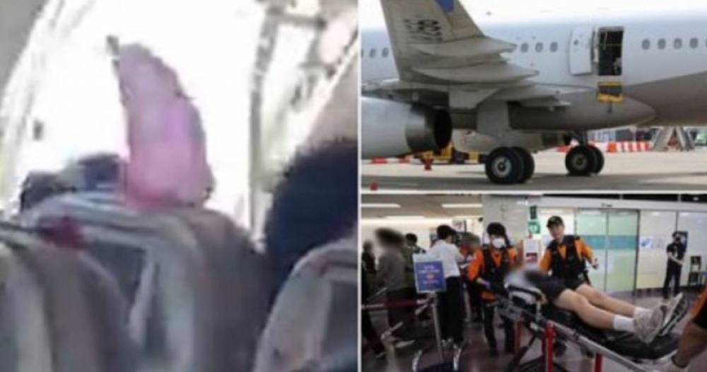 Հրվ. Կորեայում ուղևորը թռիչքի ժամանակ բացել է ինքնաթիռի դուռը (Video)