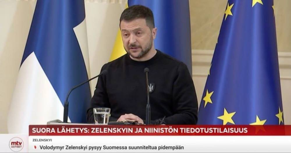 Կրեմլի հայտարարություններից անմիջապես հետո Ֆինլանդիայի հեռուստատեսությունը հաղորդել է, որ Զելենսկին «ծրագրվածից ավելի երկար կմնա Ֆինլանդիայում»