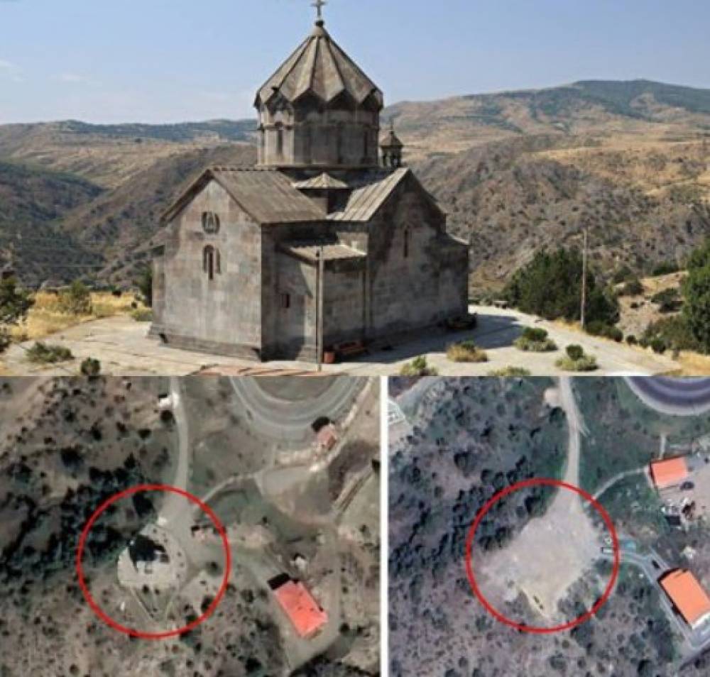 Ադրբեջանցիները հիմնահատակ ոչնչացրել են Բերձորի Սբ․ Համբարձման եկեղեցին