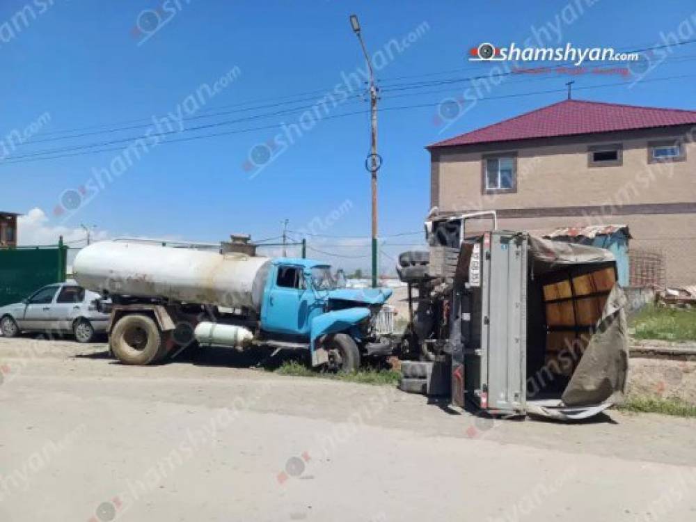 Խոշոր ավտովթար՝ Արարատի մարզում. բախվել են «ԶԻԼ»-ը և «Գազել»-ը. վերջինը կողաշրջվել է. կա վիրավոր