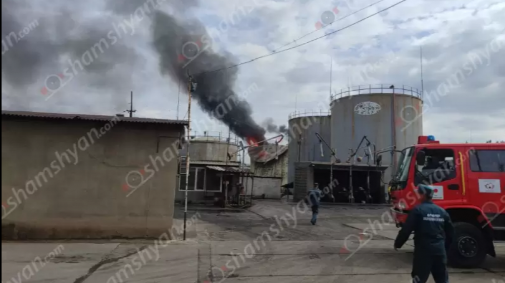 Խոշոր հրդեհ Երևանում հայտնի բենզին ներկրող ընկերություններից մեկում