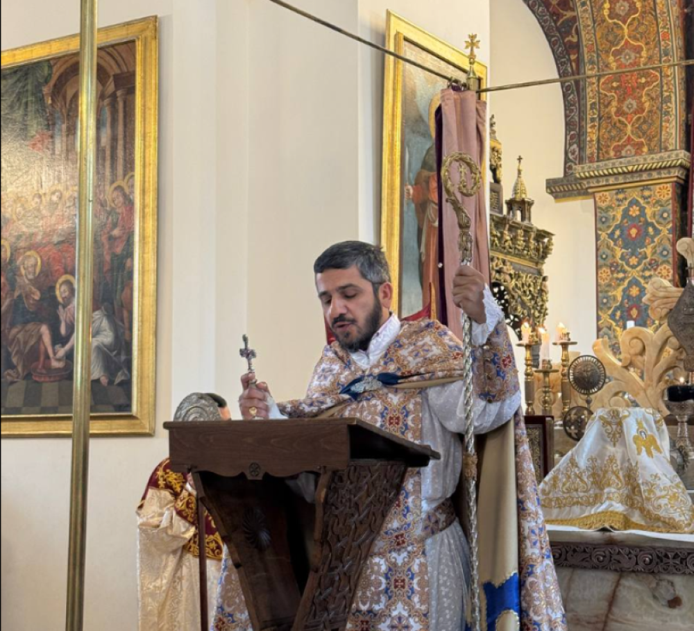 «Դուք հալածանքների առջև մնացիք անդրդվելի՝ հավատարիմ ձեր ուխտին». Մասյացոտնի թեմի առաջնորդը Մայր Տաճարի Իջման Սուրբ Սեղանին եպիսկոպոսական անդրանիկ Պատարագն է մատուցել