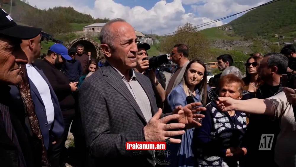 Քոչարյանը թիմի հետ Ճամբարակում է, ինչ խոստացավ նա տեղի բնակիչներին