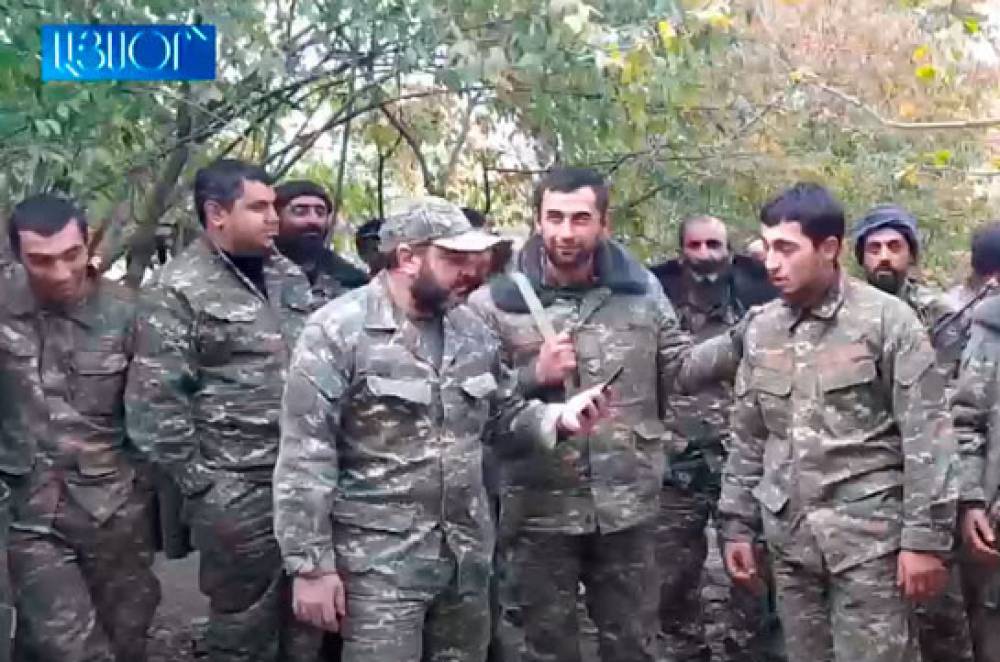 Արցախ, առաջնագիծ. Երգում են հայ զինվորները (Տեսանյութ)