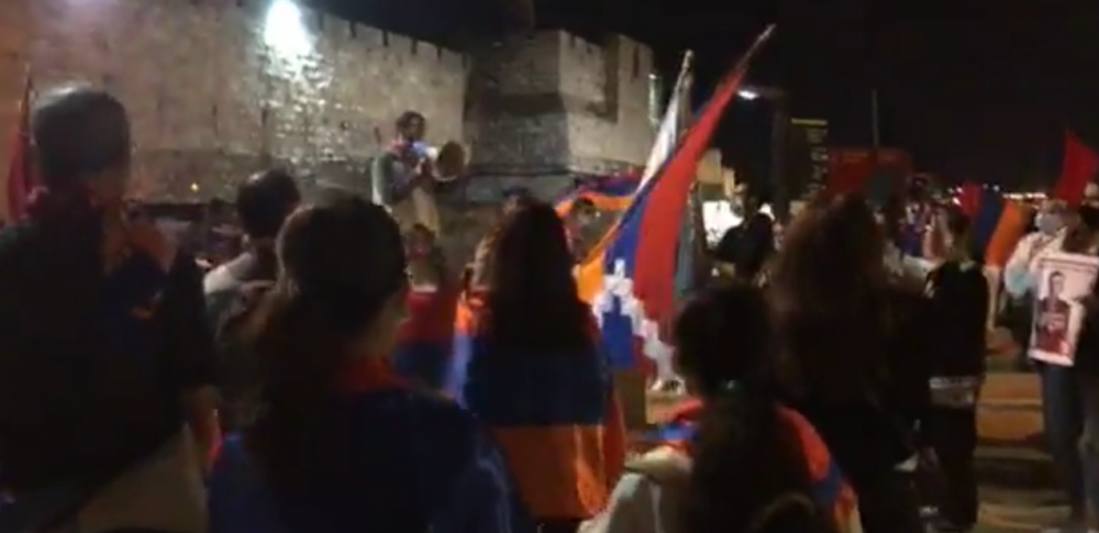 Երուսաղեմում իսրայելահայերը քայլերթ են անցկացնում դեպի Սուրբ Գրիգոր Լուսավորիչ եկեղեցի (տեսանյութ)