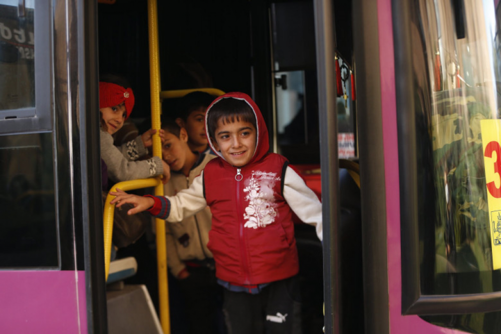 Ստեփանակերտ են ուղևորվել 11 ավտոբուսներ, որոնք տեղափոխել են արցախցիների