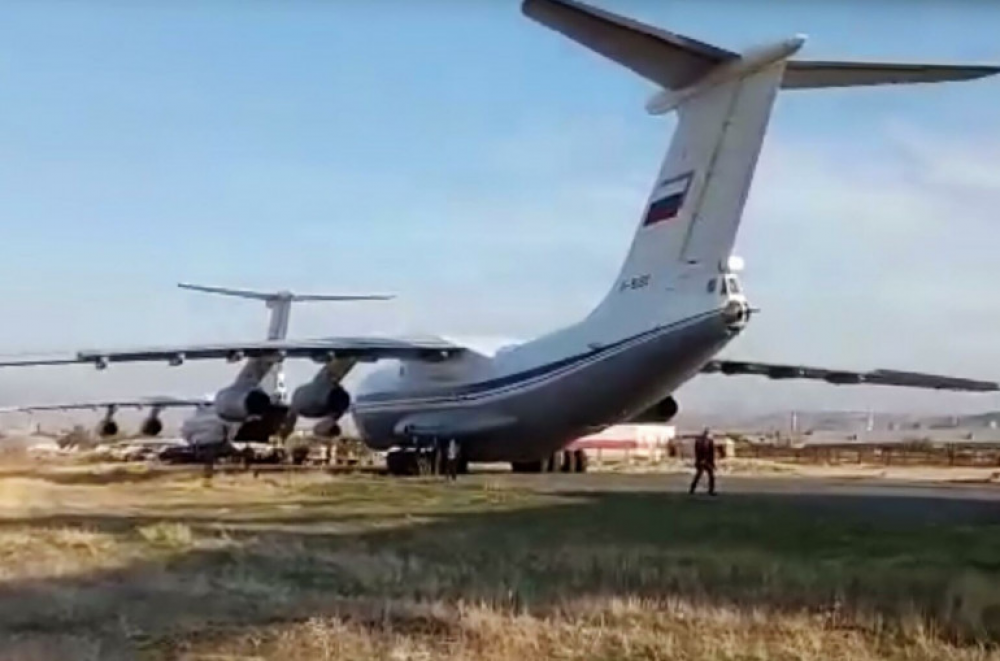 Ռուս խաղաղապահներով ևս 3 ինքնաթիռ է մեկնել Լեռնային Ղարաբաղ