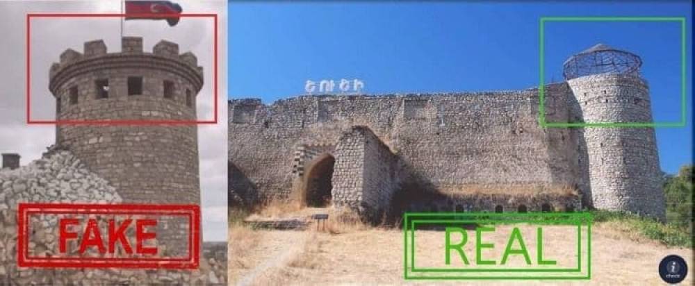 Լուսանկարներում երևացող ամրոցը որևէ առընչություն չունի միջնադարյան Շուշի բերդի հետ