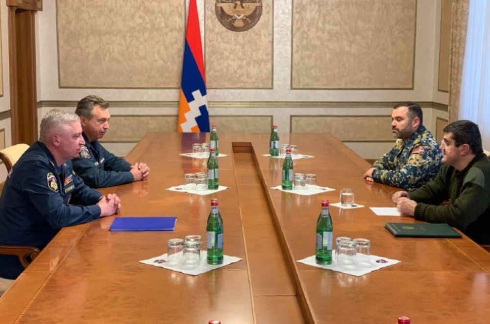 Արցախի նախագահն ընդունել է ՌԴ ԱԻՆ պաշտոնյաների
