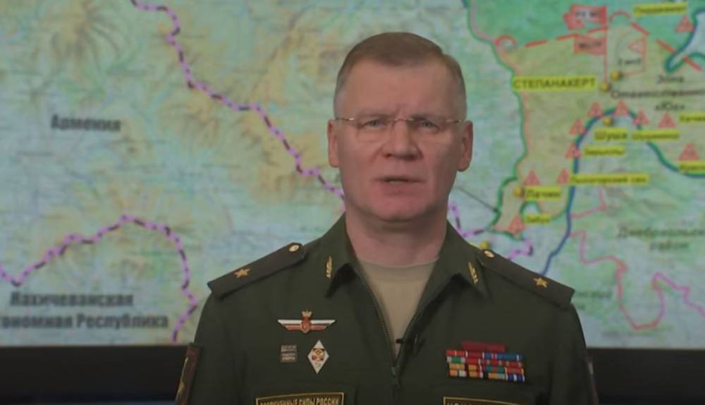 ՌԴ ՊՆ պաշտոնական ներկայացուցչի ճեպազրույցը ԼՂ-ում տիրող իրավիճակի վերաբերյալ