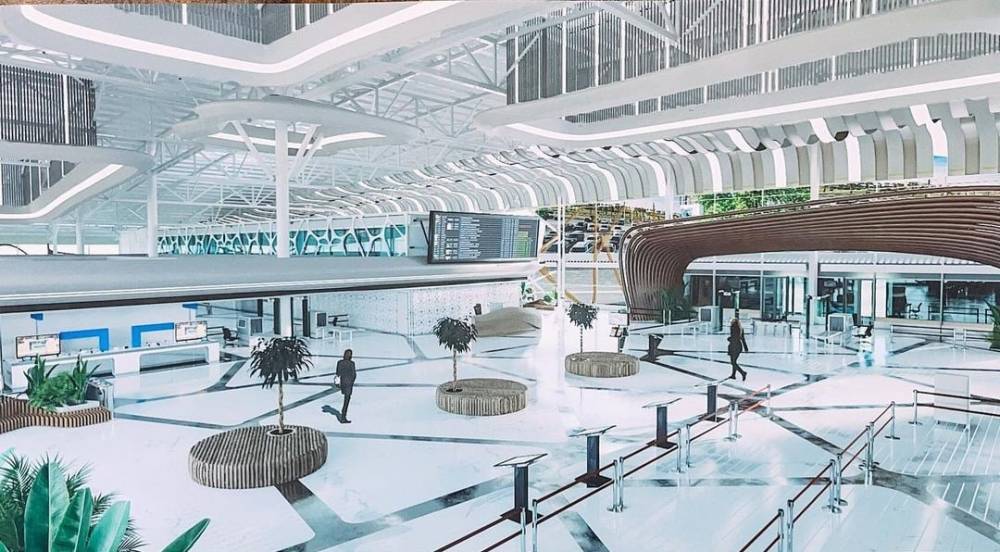 Արցախի ժամանակավոր օկուպացրած Ֆուզուլի քաղաքի նոր օդանավակայանը ներսից. Տեսանյութ