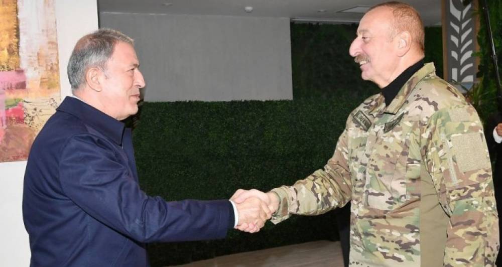 Շուշիում հանդիպել են Ալիևն ու Թուրքիայի պաշտպանության նախարարը