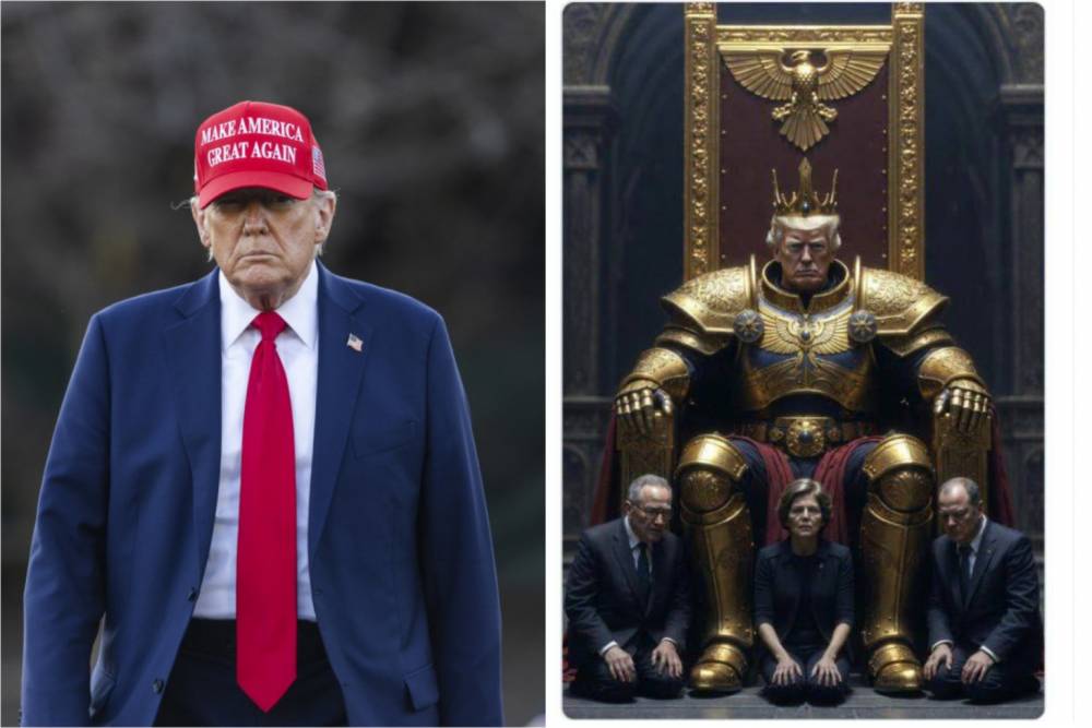 Թրամփը Truth Social-ում վերահրապարակել է իր՝ որպես կայսեր լուսանկարը