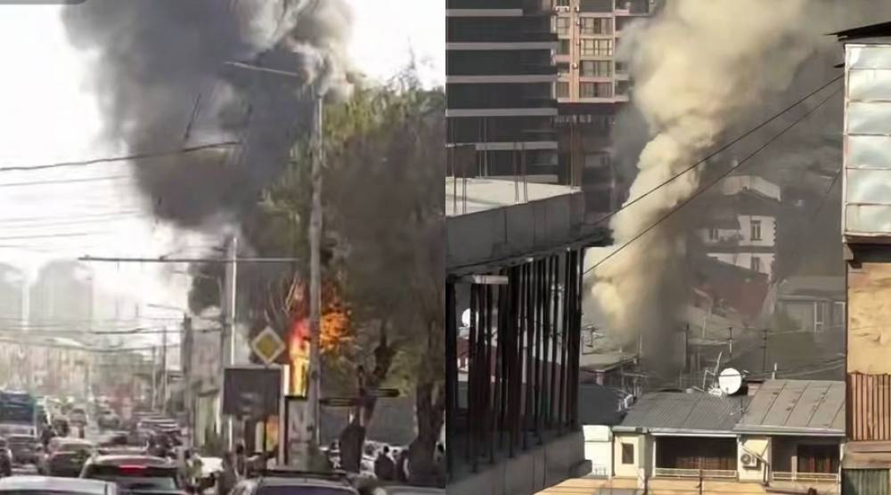 Խոշոր հրդեհ՝ Կոմիտասի «Երևան Սիթի» սուպերմարկետում․ Մարդիկ են տարհանվում (տեսանյութ)