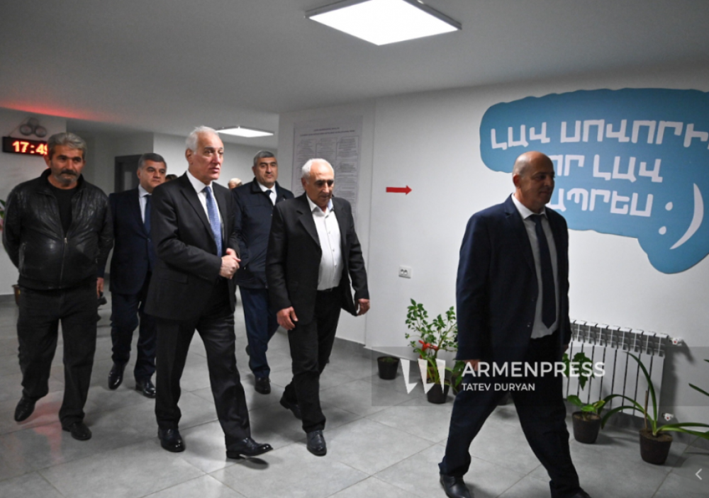 Կիրանցի «ամենաանվտանգ» դպրոց այցելեց նաև Վահագն Խաչատուրյանը