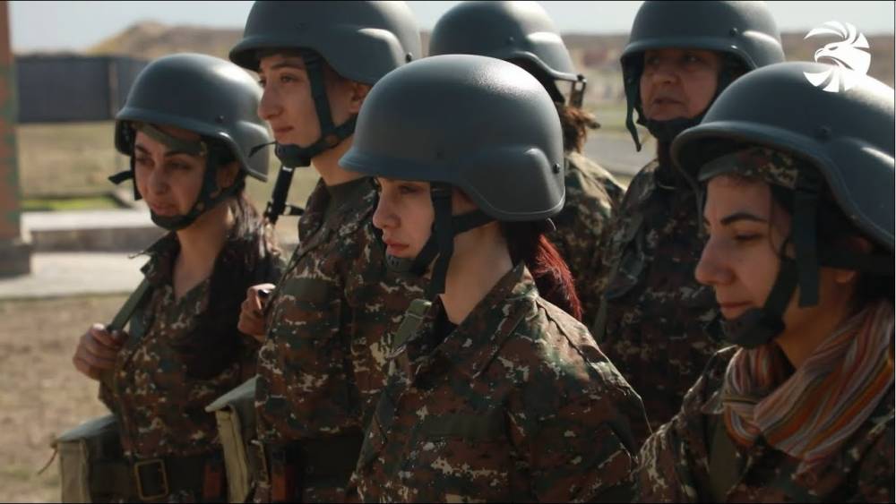 Կանանց առաջին վաշտի մարզումները (տեսանյութ)