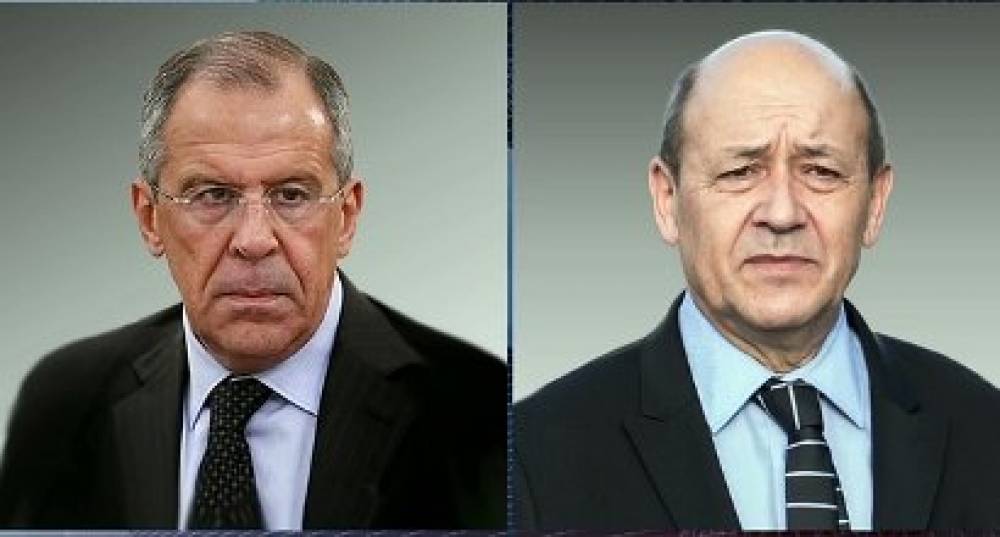 ՌԴ եւ Ֆրանսիայի ԱԳՆ ղեկավարները քննարկել են Լեռնային Ղարաբաղի հակամարտության գոտում իրավիճակի զարգացումը