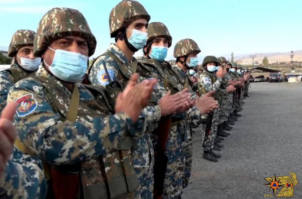 Առաջնագիծ մեկնեց ԱԻՆ ՓԾ փրկարարներից կամավորականության սկզբունքով կազմված գումարտակը․ Ֆելիքս Ցոլակյան (տեսանյութ)