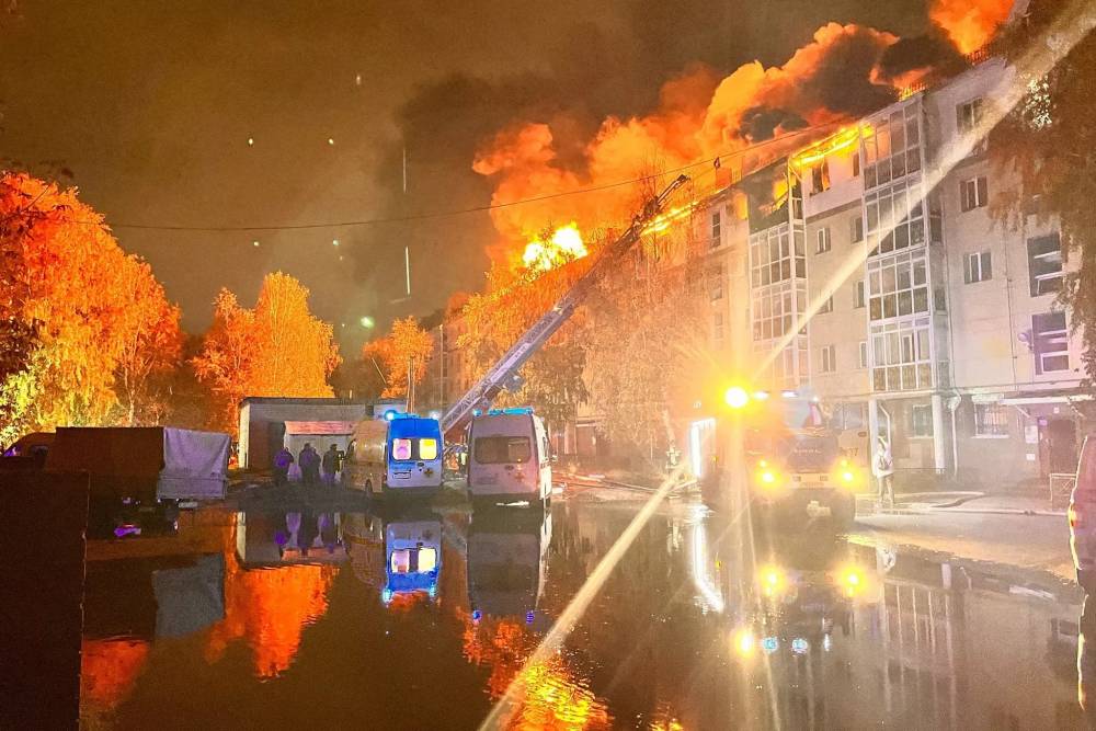 Ուժգին պայթյուն և հրդեհ՝ ՌԴ-ում. բնակելի շենքից տարհանվել է ավելի քան 300 մարդ\ ՏԵՍԱՆՅՈՒԹ