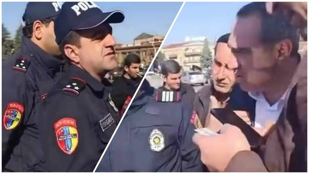 Վարդան Ղուկասյանի օգնականները «բազառ» են բռնել պարեկների հետ,. լարված իրավիճակ