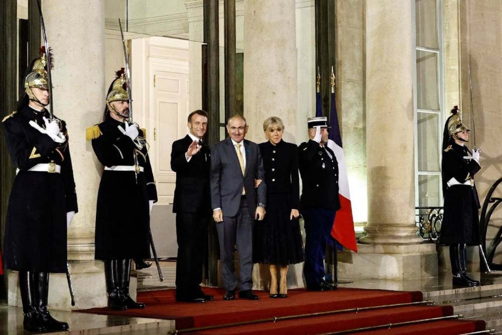 Փաշինյանը Ելիսեյան պալատում մասնակցել է Մակրոնի անունից տրված ընթրիքին. Լուսանկարներ