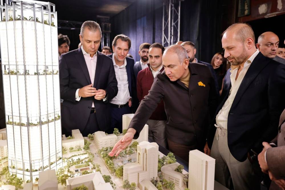 Փաշինյանը մասնակցել է «Համաշխարհային առևտրի կենտրոն Երևան» նախագծի շնորհանդեսին
