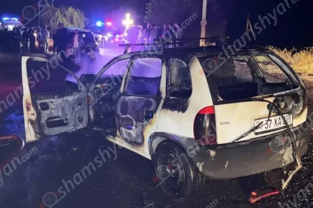 Փարպի-Աշտարակ ճանապարհին բախվել են «Honda»-ն ու «Opel»-ը. վերջինը վերածվել է մոխրակույտի. կա վիրավոր