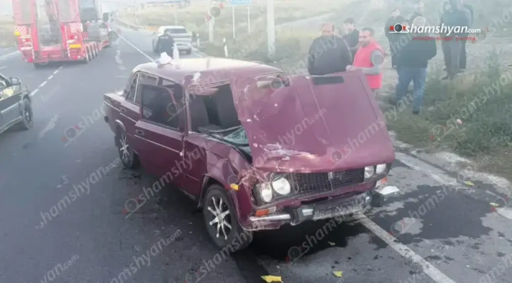 Սևան֊Մարտունի ավտոճանապարհին «ՎԱԶ 2106»-ը բախվել է խոշոր եղջերավոր անասունի․ կան վիրավորներ