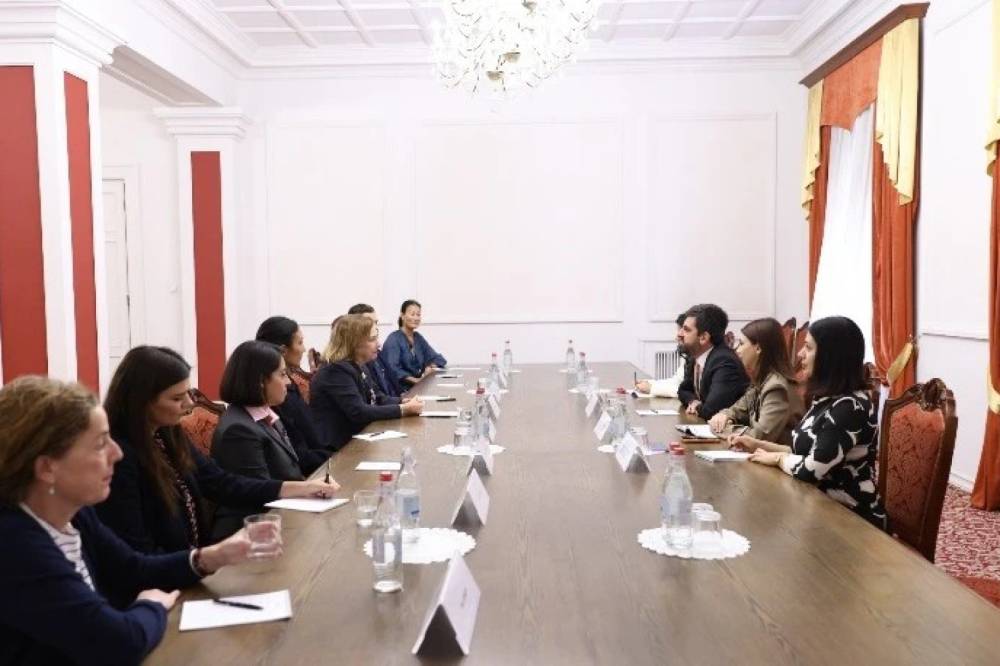 Քրիստինա Քվինի գլխավորած պատվիրակությունը հյուրընկալվել է խորհրդարանում