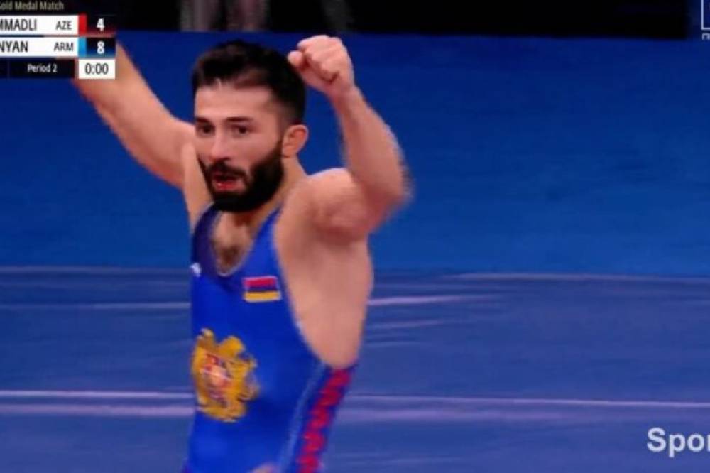 Կարեն Ասլանյանը հաղթեց ադրբեջանցի մարզիկին և դարձավ ըմբշամարտի աշխարհի չեմպիոն
