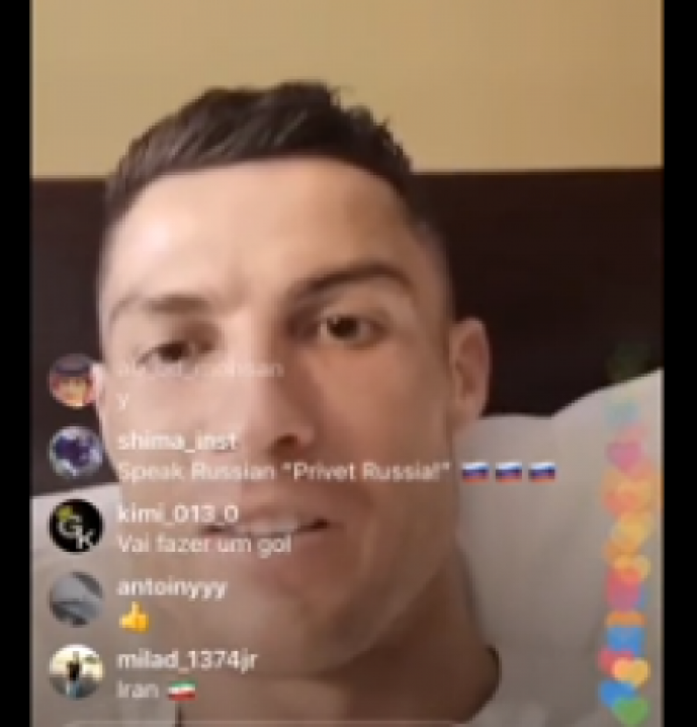 Ռոնալդուն ուղիղ եթերի ժամանակ խոսել է ռուսերեն