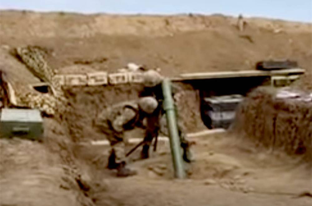 Արցախի պատասխան կրակը Ադրբեջանի ԶՈՒ-ի ուղղությամբ (Տեսանյութ)