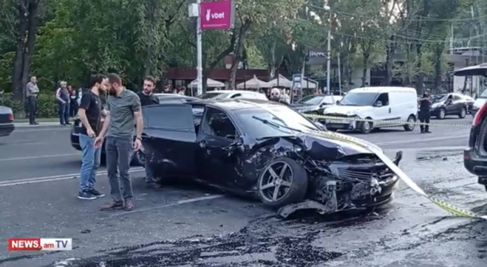Խոշոր ավտովթար Երեւանում. բախվել է 6 մեքենա, կան վիրավորներ