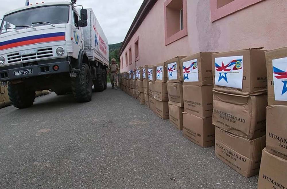 Ռուս խաղաղապահներն Արցախում մարդասիրական և բժշկական օգնություն են ցուցաբերել ավելի քան 6500 ներքին տեղահանվածի. ՌԴ ՊՆ