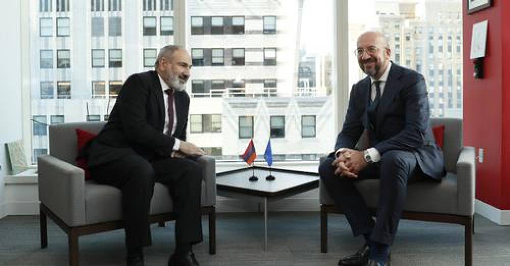 Վարչապետ Նիկոլ Փաշինյանը հանդիպում է ունեցել Եվրոպական խորհրդի նախագահ Շառլ Միշելի հետ