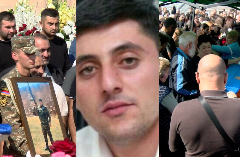 «Իմ ախպեր, թողալ աս ինձ մենակ,իմ բալաս » .Եռաբլուրում հուղարկավորեցին Արցախի Մարտունու քաղաքապետին