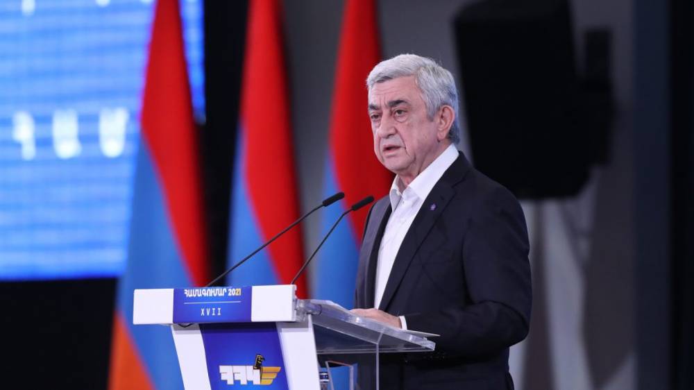 Մենք չենք կարող լռելյայն համաձայնել կապիտուլյանտ իշխանությունների պարտվողական, աղետաբեր, կորուստներով լի քաղաքականության հետ. Սերժ Սարգսյան