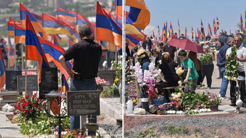 44-օրյա պատերազմից 5 տարի անց․ Եռաբլուրում են քաղաքացիները և գործիչները.ՈՒՂԻՂ