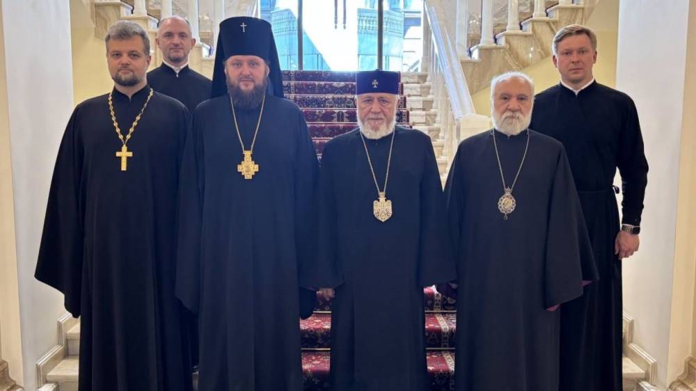 Ամենայն Հայոց Կաթողիկոսն ընդունել է Ռուս Ուղղափառ Եկեղեցու Երևանի և Հայաստանի թեմի կառավարչին